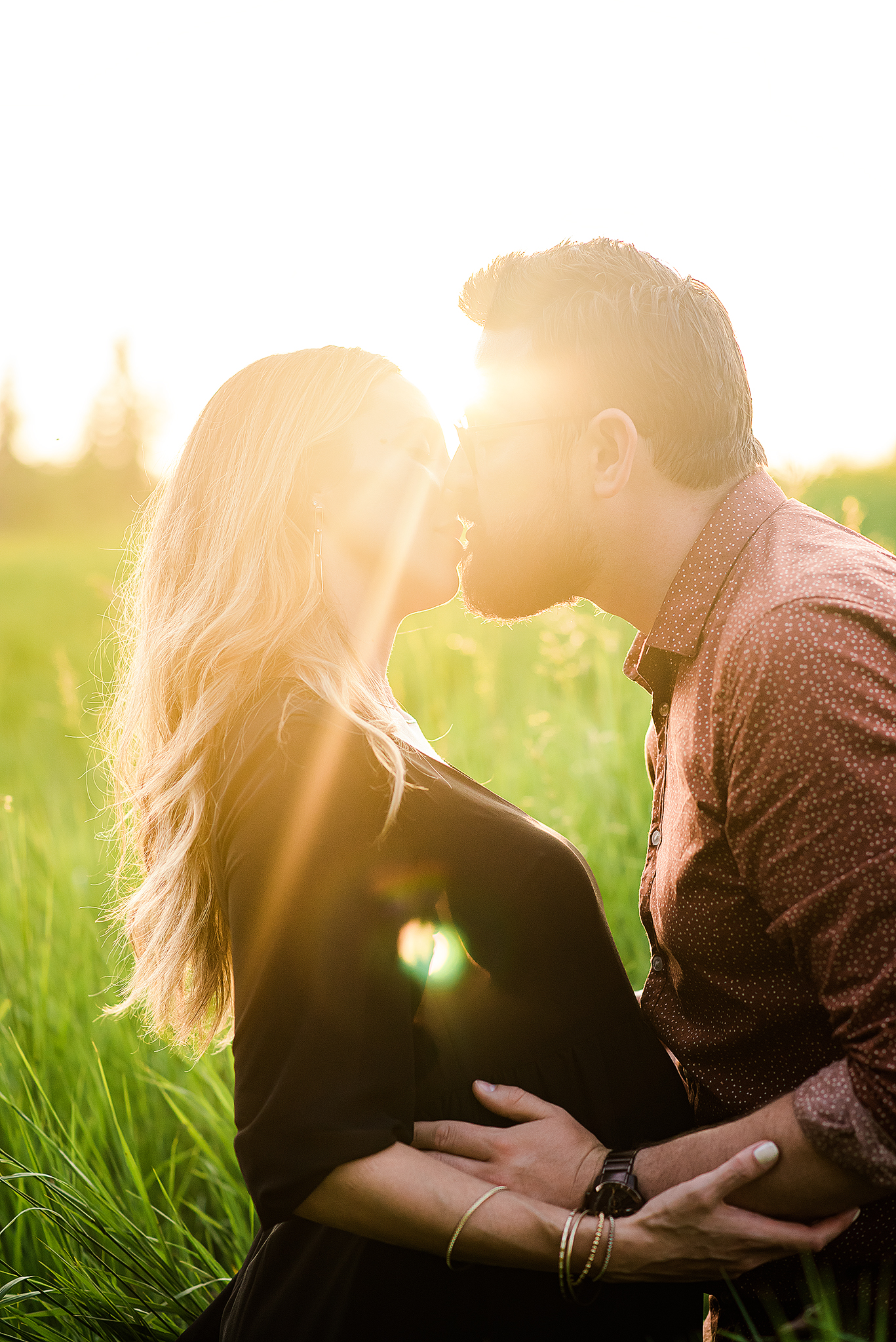 couples maternity session sun flare edmonton ab